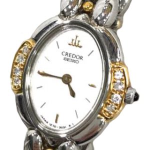 Seiko Credor Quartz Diamond Bezel Ladies Watch