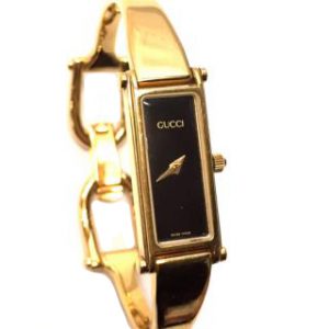 Gucci 1500L Quartz Ladies Black Dial Wrist Watch