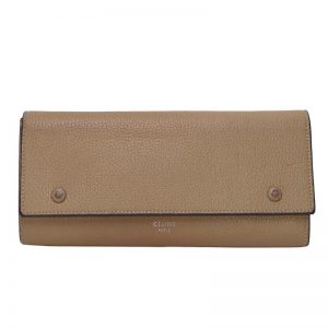 Celine leather fold wallet