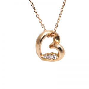 Yonde Sea Diamond Necklace K18